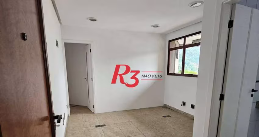 Sala, 57 m² - venda por r$ 300.000,00 ou aluguel por r$ 3.000,00/mês - vila nova - santos/sp