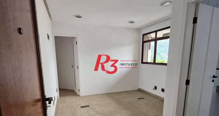 Sala, 57 m² - venda por r$ 300.000,00 ou aluguel por r$ 3.000,00/mês - vila nova - santos/sp
