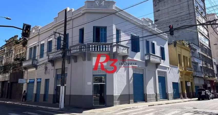 Loja para alugar, 272 m² por r$ 18.000,01/mês - centro - santos/sp