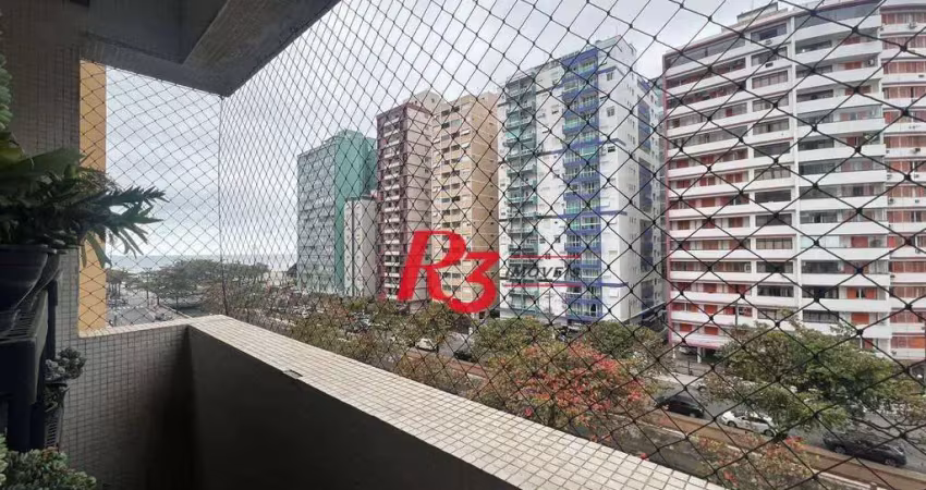 Apartamento com 2 dormitórios à venda, 103 m² por r$ 600.000,00 - pompéia - santos/sp