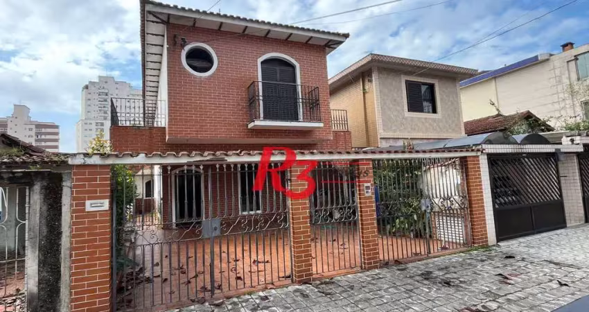 Casa com 3 dormitórios à venda, 196 m² por r$ 960.000,00 - marapé - santos/sp
