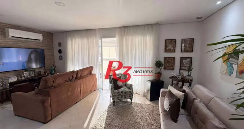 Apartamento com 3 dormitórios à venda, 111 m² por r$ 1.070.000,00 - ponta da praia - santos/sp