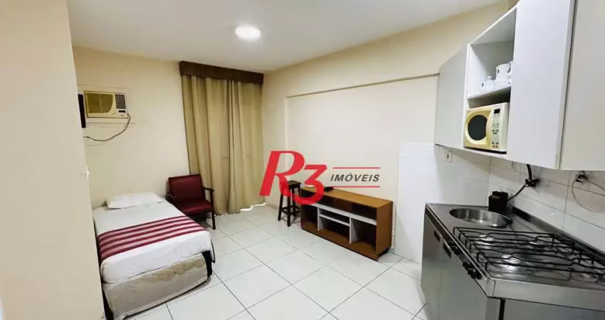 Flat com 1 dormitório à venda, 36 m² por r$ 300.000,00 - gonzaga - santos/sp