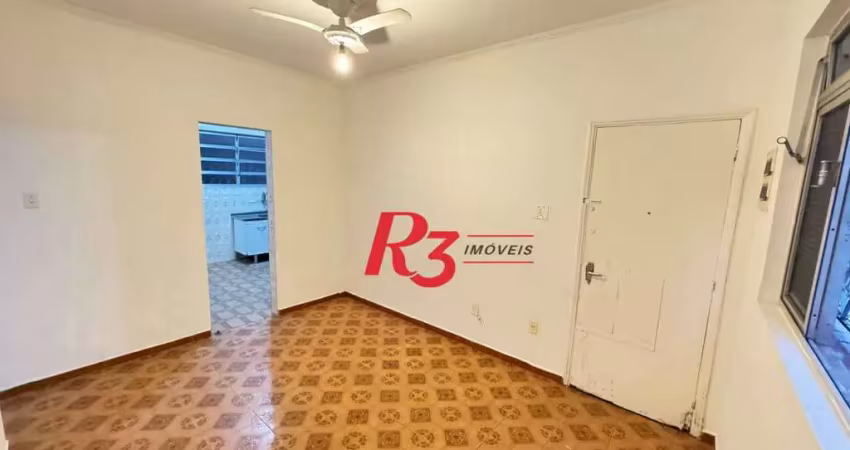 Apartamento com 2 dormitórios à venda, 71 m² por r$ 345.000,00 - boqueirão - santos/sp