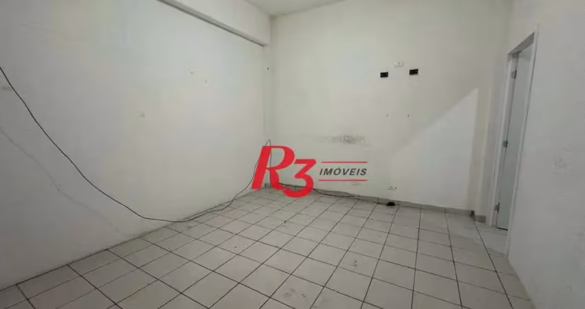 Sala para alugar, 100 m² por r$ 3.000,00/mês - encruzilhada - santos/sp