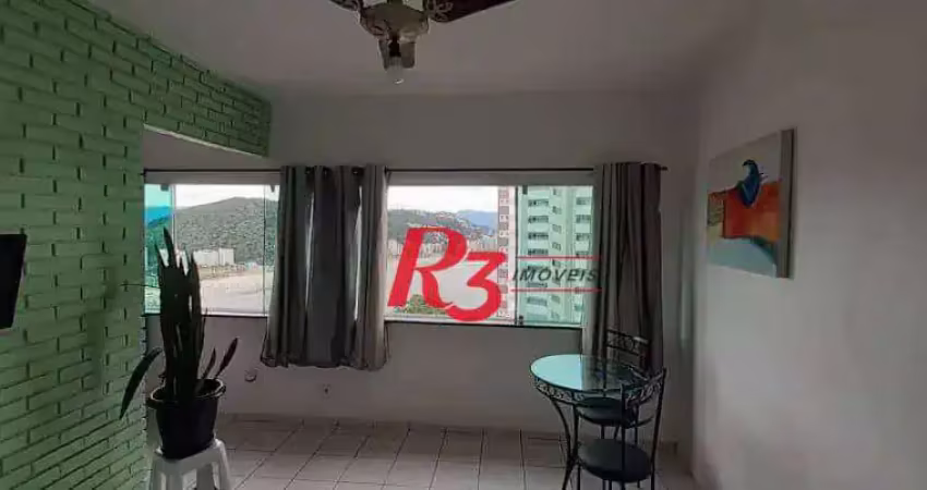 Kitnet com 1 dormitório à venda, 62 m² por r$ 325.000,00 - ilha porchat - são vicente/sp