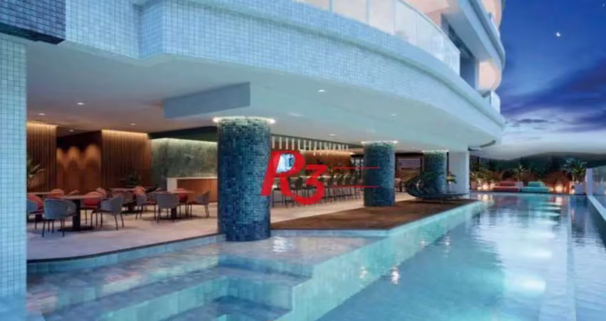 Apartamento com 3 dormitórios à venda, 163 m² por r$ 3.695.000,00 - ponta da praia - santos/sp