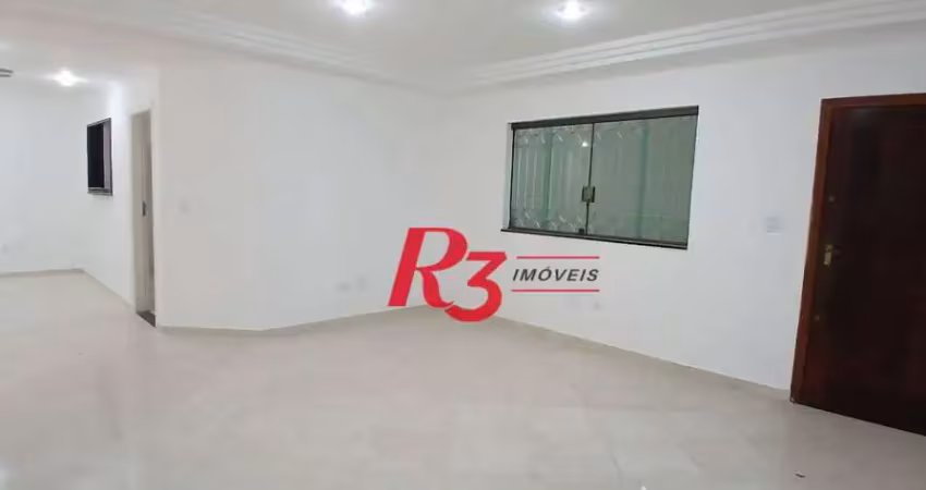 Casa com 3 dormitórios à venda, 180 m² por r$ 1.250.000,00 - boqueirão - santos/sp