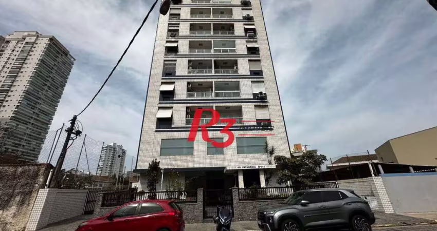 Apartamento com 2 dormitórios para alugar, 107 m² por r$ 4.500,00/mês - ponta da praia - santos/sp