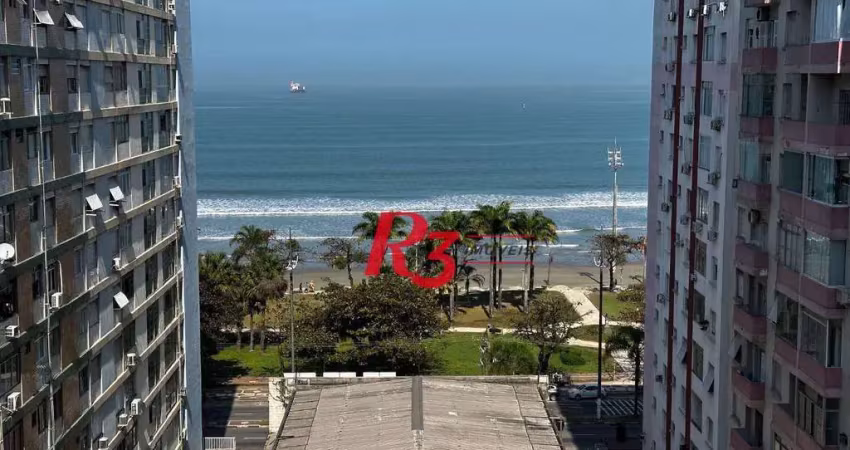 Kitnet com 1 dormitório para alugar, 42 m² por r$ 3.000,00/mês - boqueirão - santos/sp