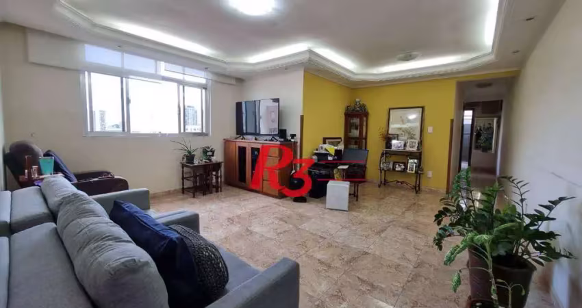 Apartamento com 2 dormitórios à venda, 95 m² por r$ 615.000,00 - marapé - santos/sp