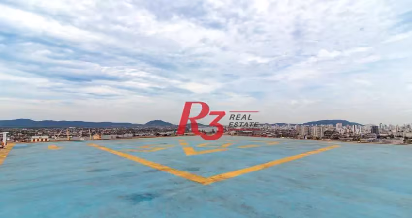 Sala para alugar, 94 m² por r$ 5.562/mês - centro - santos/sp