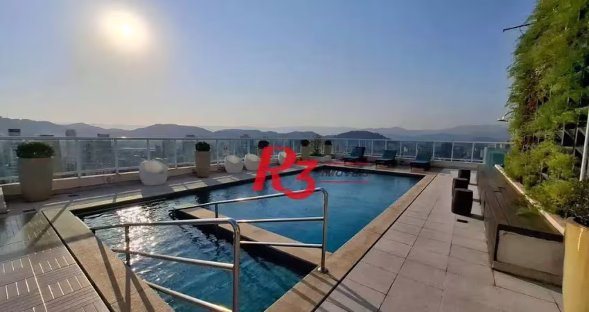 Apartamento com 2 dormitórios à venda, 70 m² por r$ 900.000,00 - boqueirão - santos/sp