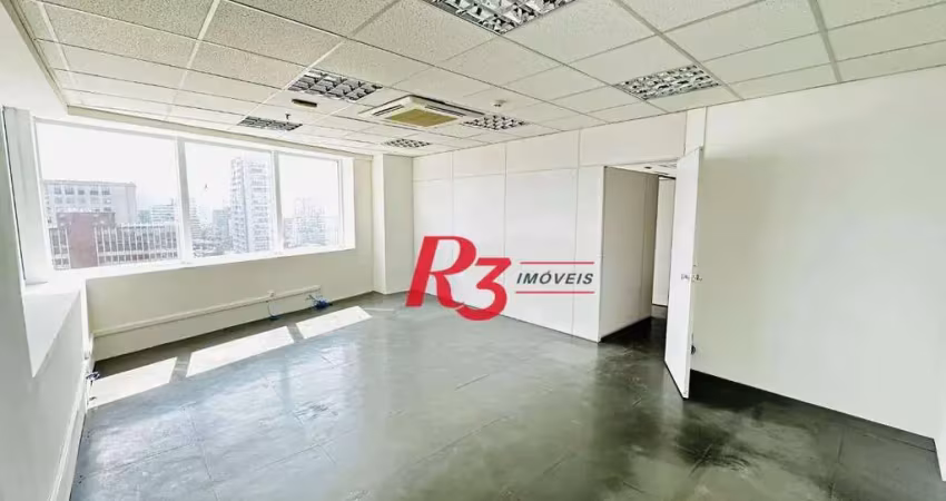 Sala para alugar, 151 m² por r$ 14.500,02/mês - gonzaga - santos/sp