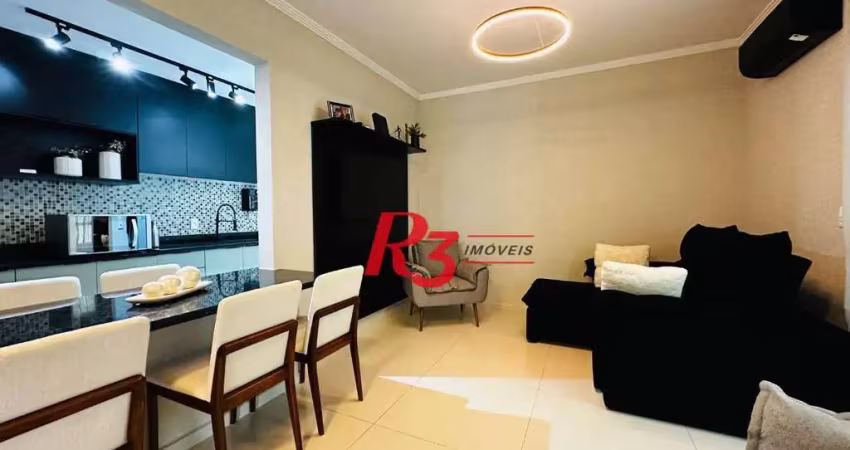Sobrado com 2 dormitórios à venda, 123 m² por r$ 1.000.000,00 - boqueirão - santos/sp