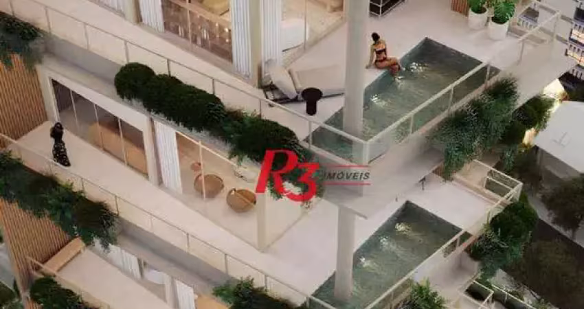 Apartamento com 4 dormitórios à venda, 320 m² por r$ 8.250.000,00 - ponta da praia - santos/sp