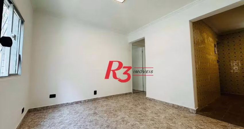 Apartamento com 2 dormitórios à venda, 50 m² por r$ 300.000,00 - aparecida - santos/sp