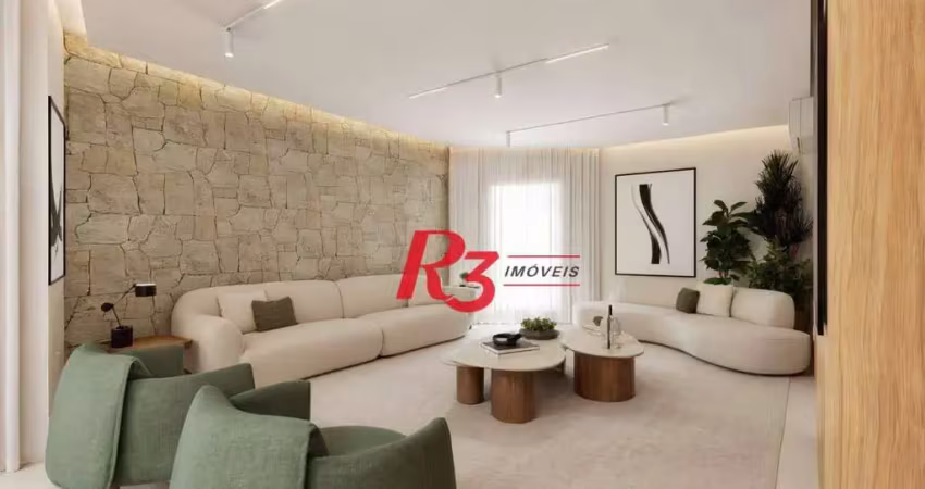 Apartamento com 4 dormitórios à venda, 291 m² por r$ 4.290.000,00 - aparecida - santos/sp