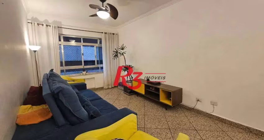 Apartamento com 2 dormitórios à venda, 100 m² por r$ 620.000,00 - pompéia - santos/sp