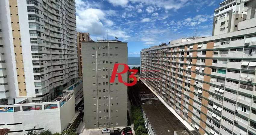 Apartamento com 1 dormitório, 30 m² - venda por r$ 300.000,00 ou aluguel por r$ 3.000,00/mês - embaré - santos/sp