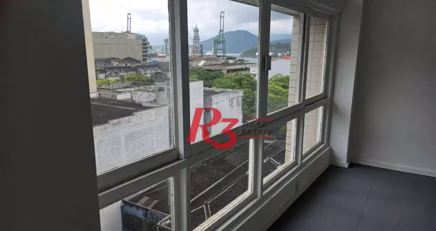 Sala para alugar, 100 m² por r$ 3.500,00/mês - centro - santos/sp