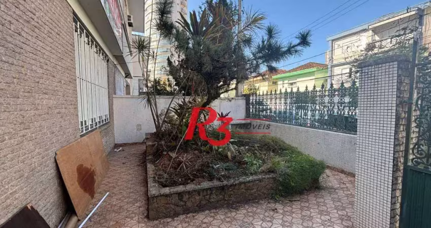 Casa com 3 dormitórios para alugar, 169 m² por r$ 20.000,00/mês - gonzaga - santos/sp