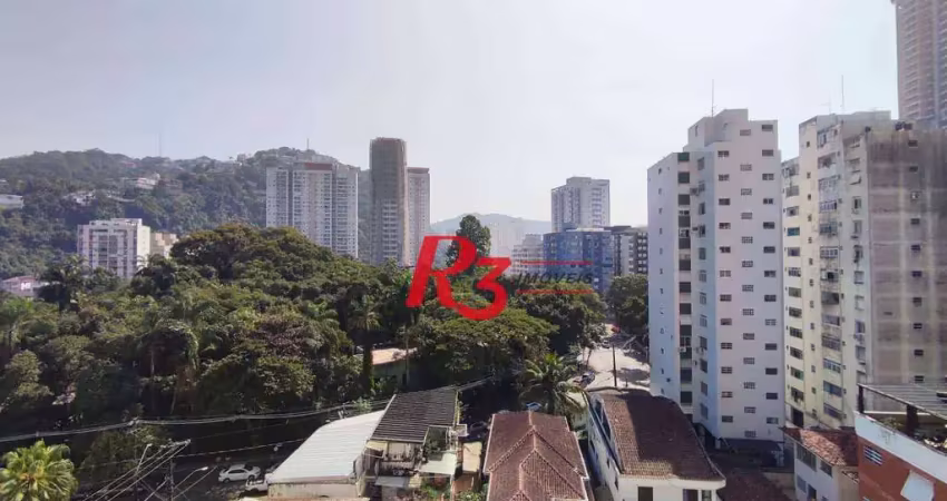 Apartamento com 1 dormitório à venda, 73 m² por r$ 630.000,00 - josé menino - santos/sp