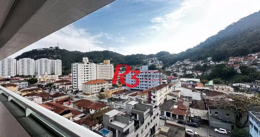 Apartamento com 2 dormitórios à venda, 59 m² por r$ 530.000,00 - marapé - santos/sp