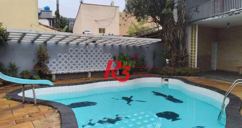 Terreno à venda, 500 m² por r$ 2.250.000,00 - vila matias - santos/sp
