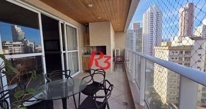 Apartamento com 4 dormitórios à venda, 243 m² por r$ 3.249.000,00 - gonzaga - santos/sp