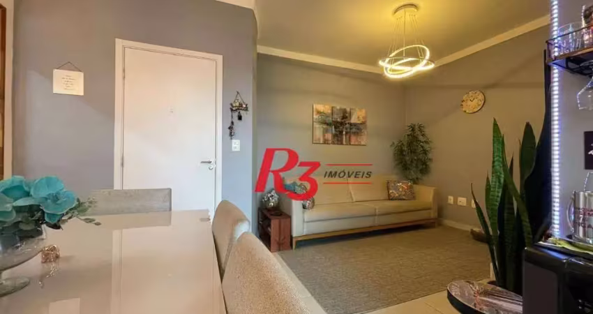 Apartamento com 3 dormitórios à venda, 92 m² por r$ 839.000,00 - itararé - são vicente/sp