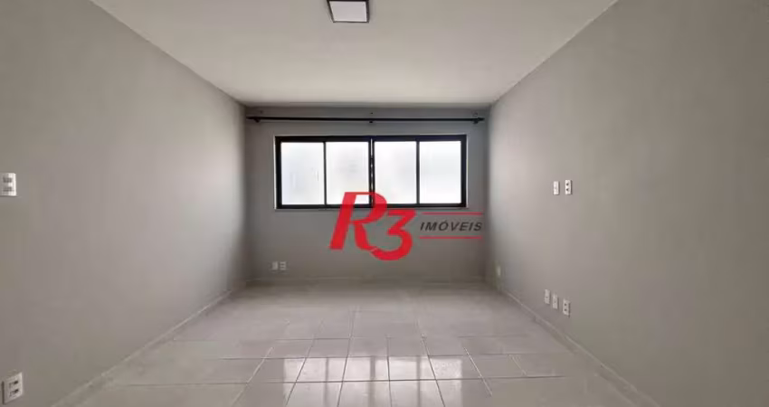 Apartamento com 3 dormitórios para alugar, 107 m² por r$ 4.100,00/mês - campo grande - santos/sp