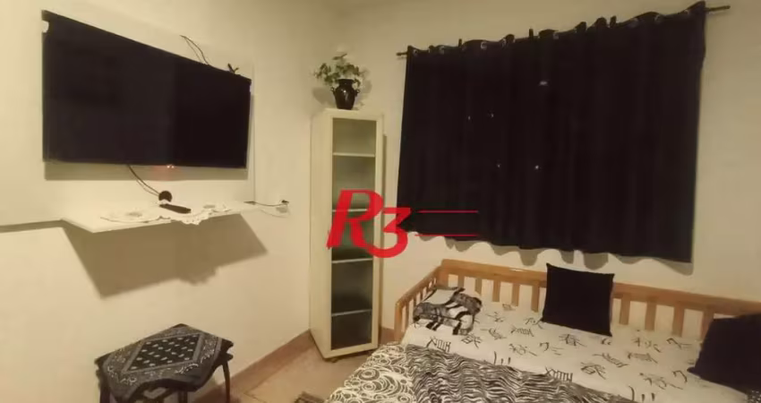 Apartamento com 1 dormitório à venda, 42 m² por r$ 380.000,00 - josé menino - santos/sp