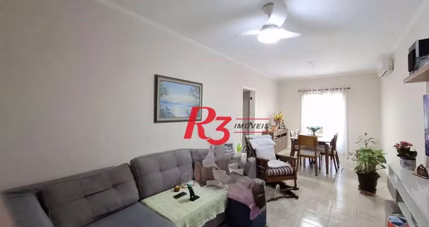 Apartamento com 3 dormitórios à venda, 118 m² por r$ 790.000,00 - campo grande - santos/sp