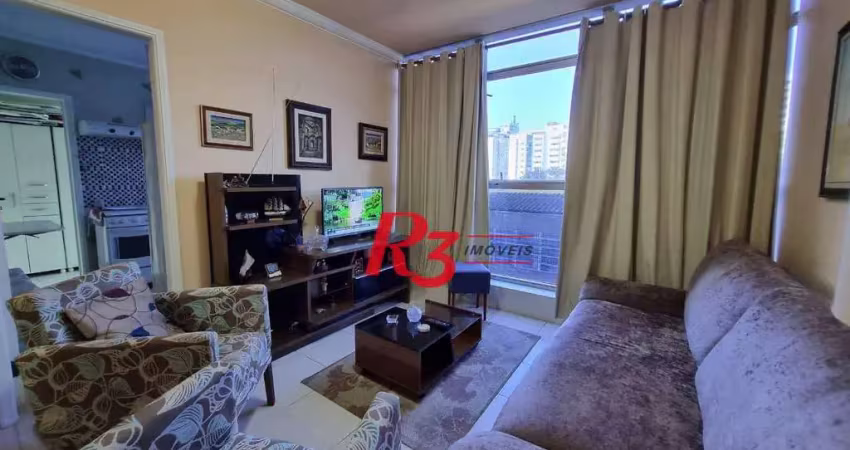 Apartamento com 2 dormitórios à venda, 73 m² por r$ 700.000,00 - aparecida - santos/sp