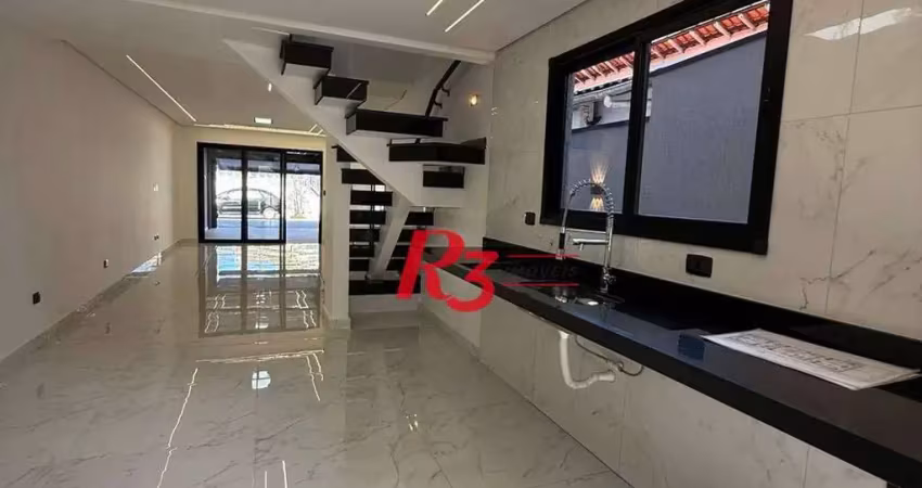 Casa com 4 dormitórios à venda, 204 m² por r$ 1.800.000,00 - boqueirão - praia grande/sp