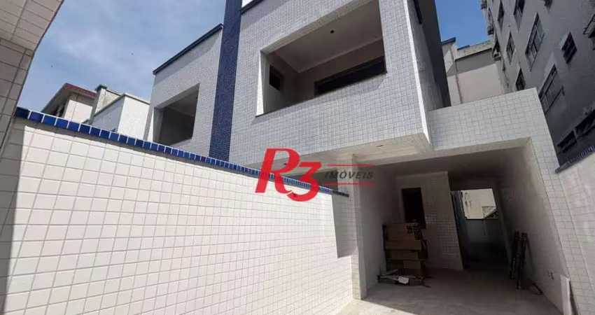 Casa com 4 dormitórios à venda, 118 m² por r$ 1.020.000,00 - aparecida - santos/sp