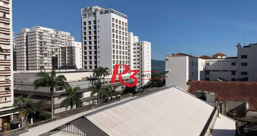 Sala, 40 m² - venda por r$ 300.000,00 ou aluguel por r$ 3.040,00/mês - gonzaga - santos/sp