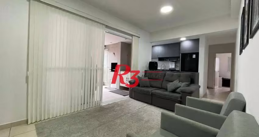 Apartamento com 3 dormitórios à venda, 84 m² por r$ 800.000,00 - jardim praiano - guarujá/sp