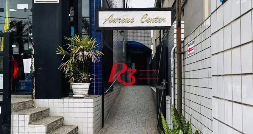 Sala para alugar, 60 m² por r$ 3.000,00/mês - embaré - santos/sp