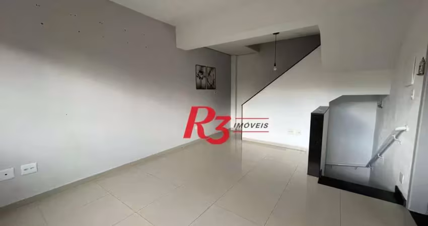Village com 2 dormitórios à venda, 100 m² por r$ 535.000,00 - estuário - santos/sp