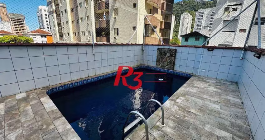 Casa com 4 dormitórios à venda, 240 m² por r$ 1.200.000,00 - marapé - santos/sp