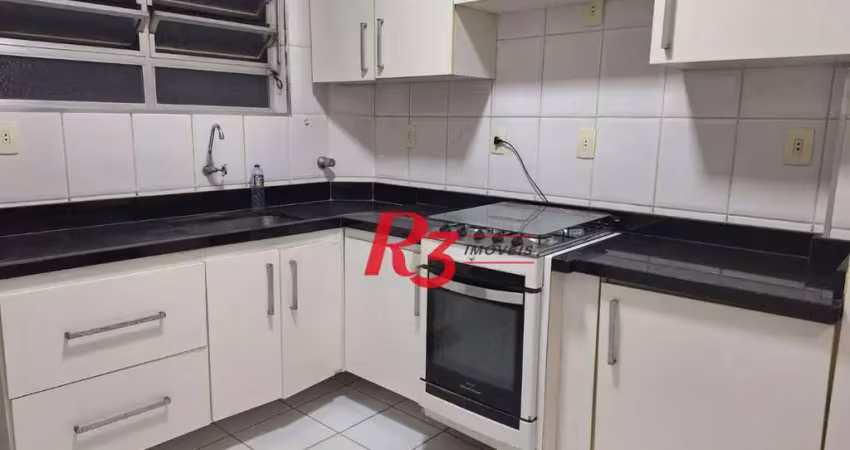 Apartamento com 3 dormitórios à venda, 107 m² por r$ 640.000,00 - boqueirão - santos/sp