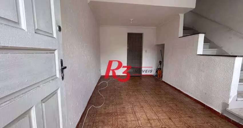 Sobrado com 2 dormitórios à venda, 75 m² por r$ 350.000,00 - macuco - santos/sp