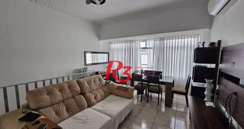 Apartamento à venda, 105 m² por r$ 599.000,00 - marapé - santos/sp