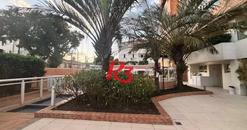 Apartamento com 2 dormitórios à venda, 66 m² por r$ 720.000,00 - macuco - santos/sp
