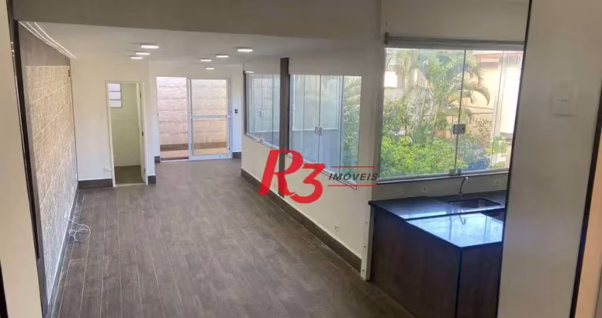 Sobrado com 2 dormitórios à venda, 240 m² por r$ 1.770.000,00 - gonzaga - santos/sp