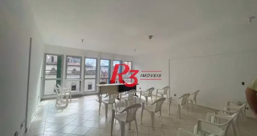 Sala para alugar, 60 m² por r$ 3.000,00/mês - centro - santos/sp