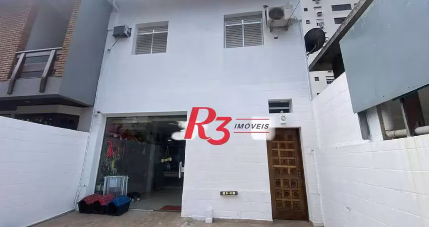 Casa com 2 dormitórios à venda, 240 m² por r$ 1.300.000,00 - boqueirão - santos/sp