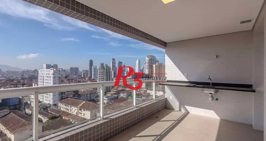 Apartamento com 2 dormitórios, 81 m² - venda por r$ 1.270.000,00 ou aluguel por r$ 7.500,00/mês - boqueirão - santos/sp